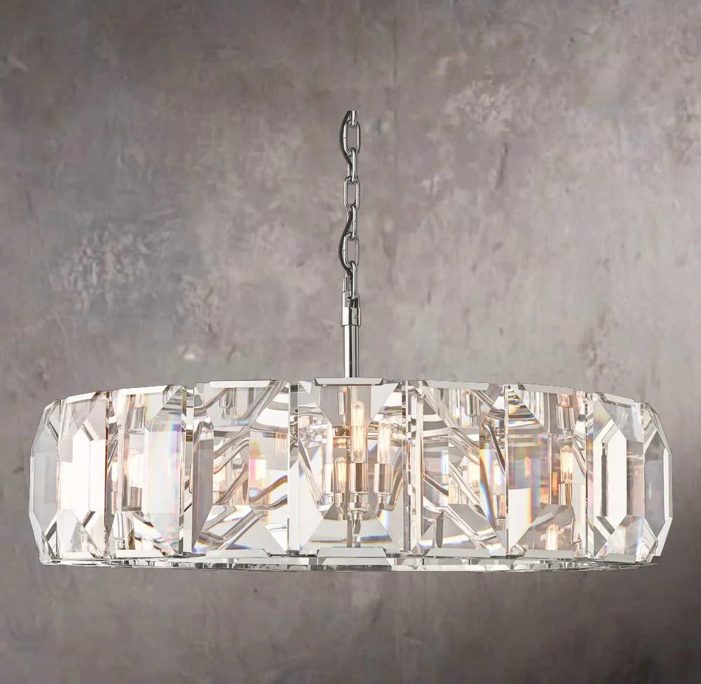 Harlows Crystal Round Chandelier 43" - Image 2