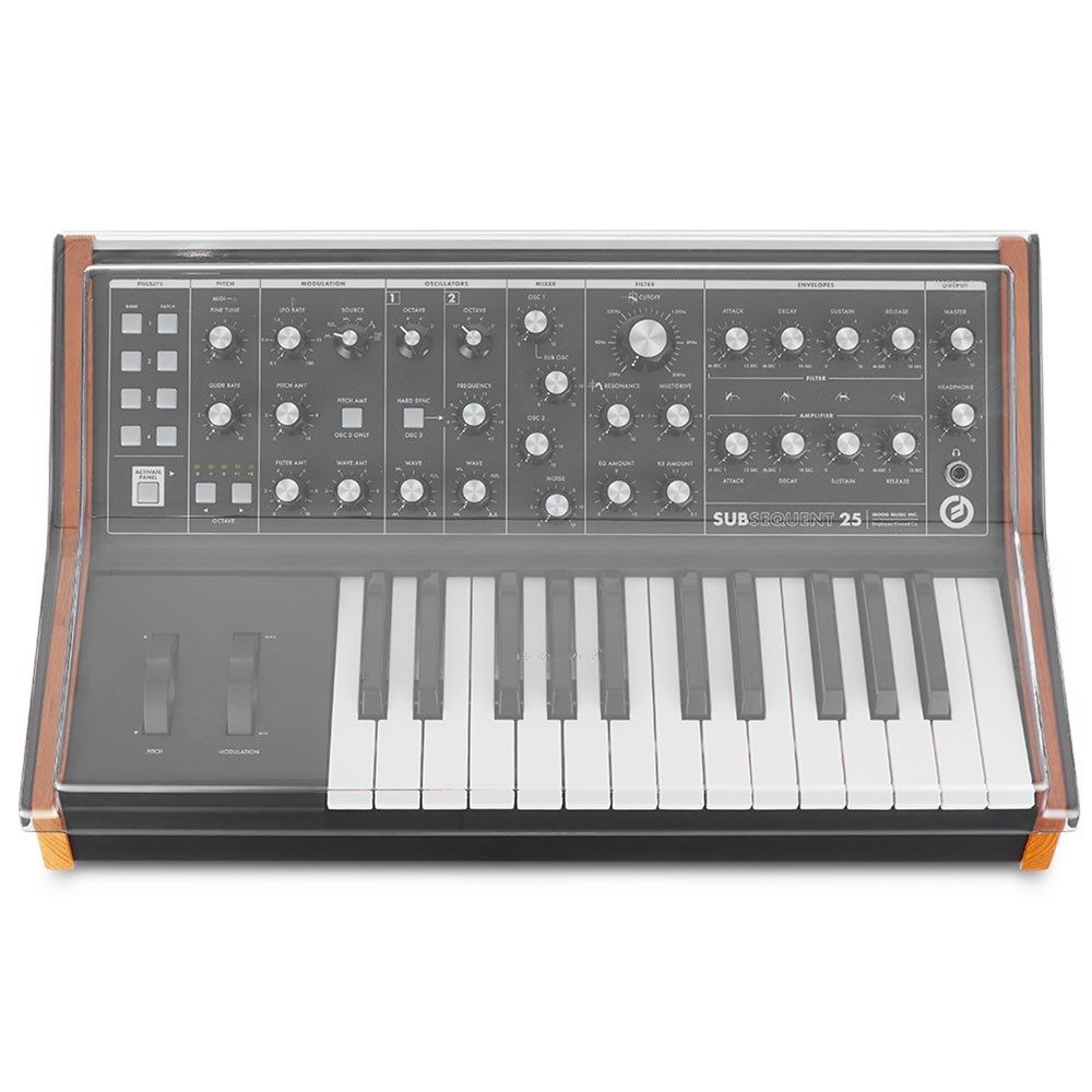 Decksaver Moog Subsequent 25/ Sub Phatty cover (Soft-Fit Sides) - Image 1