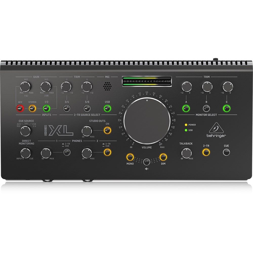 Behringer Studio XL 2x4 USB Interface w/ Monitor Control & Midas Preamps - Image 1