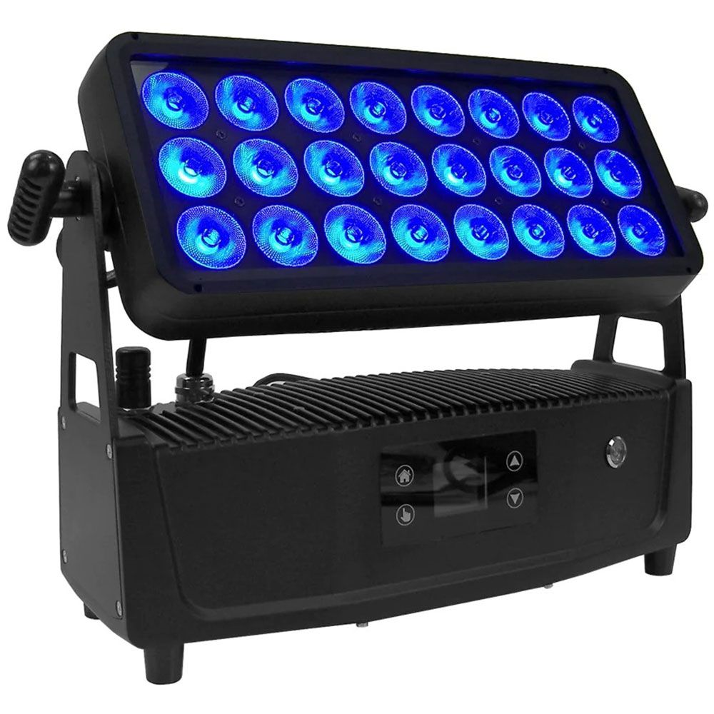 Event Lighting DELUGE24X12BH Outdoor Battery Powered 24 x 12w RGBWAU Brick Style Wash - Image 1