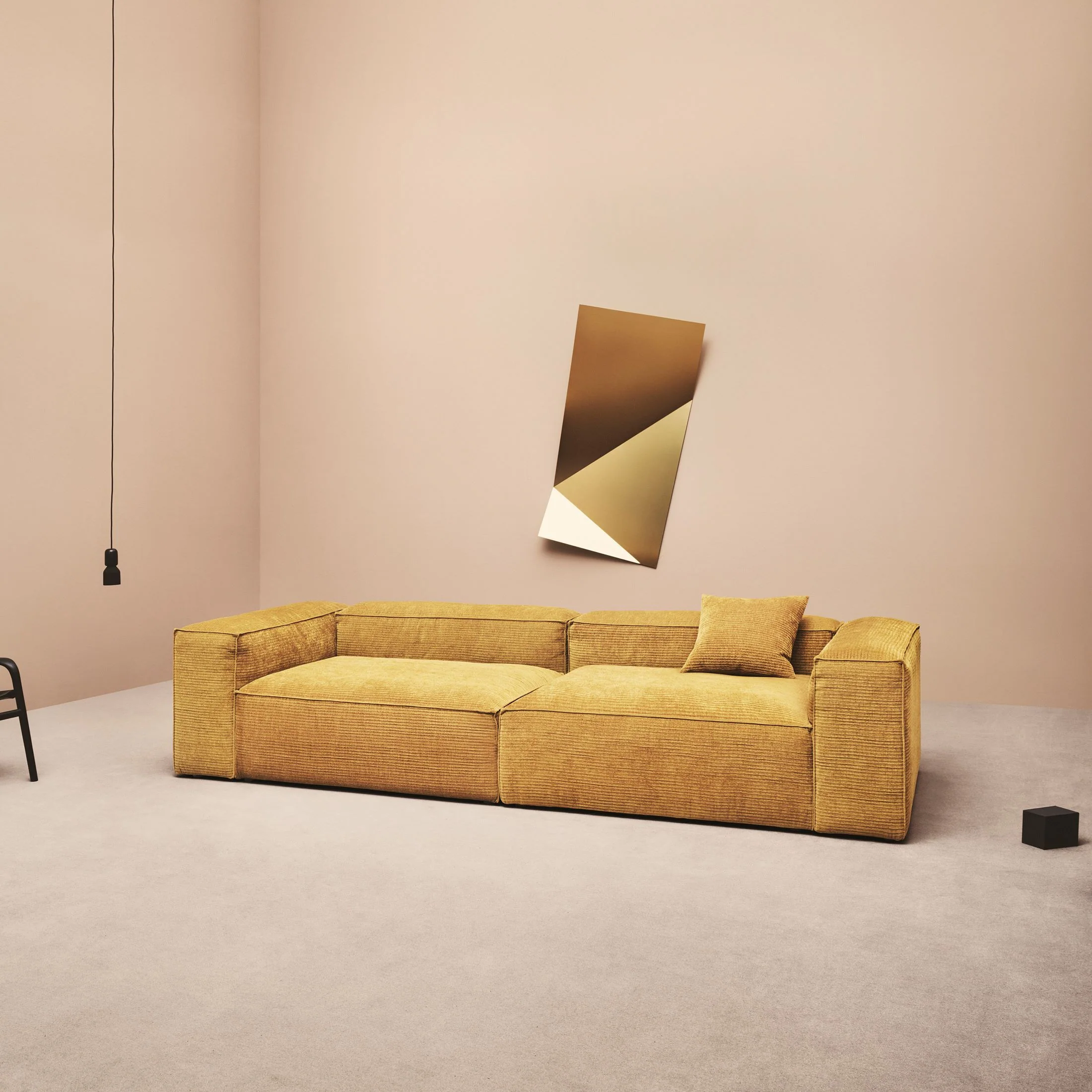 كنبة خشب زان 85×210سم - ألوان متعددة - DECO246 - Image 1