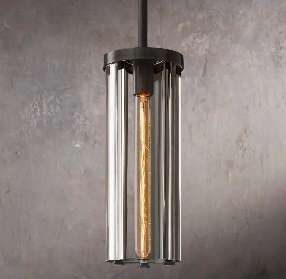 Savile Cylindrical Hanging Pendant Lamp Fixture - Image 3
