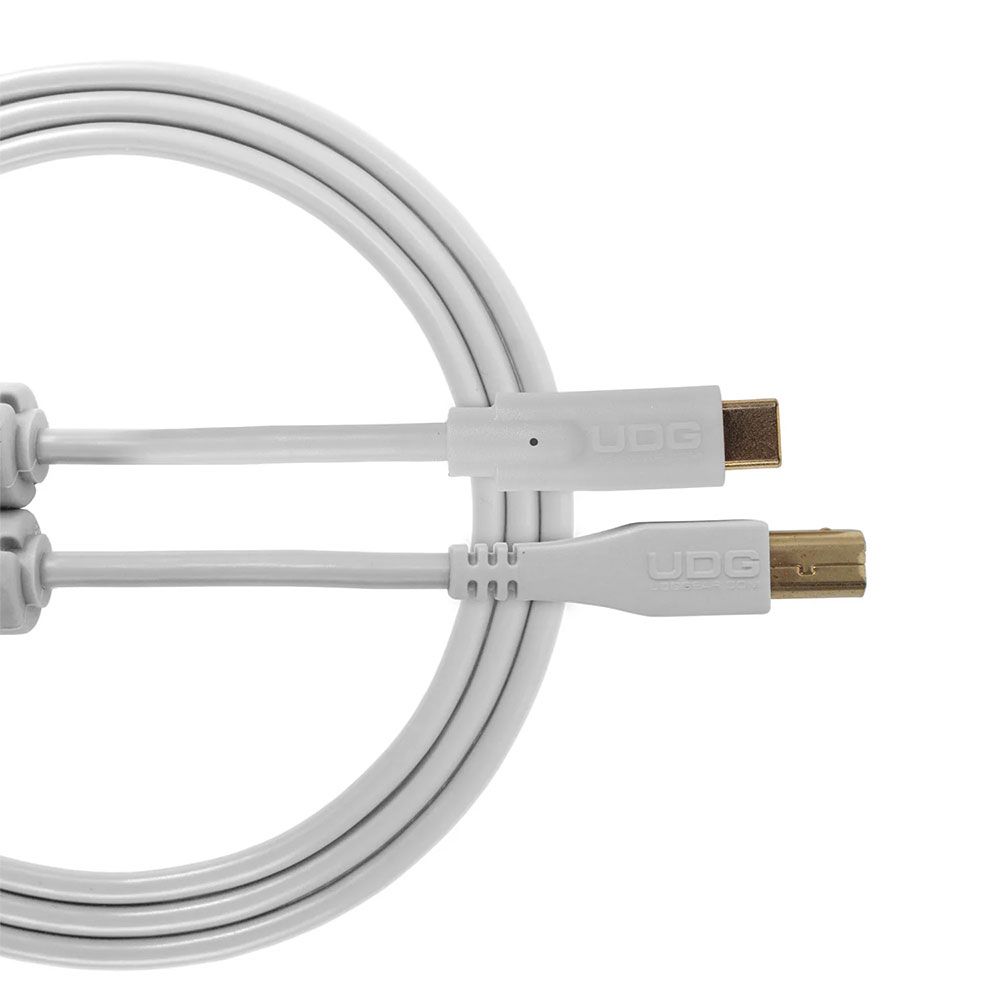 UDG Ultimate Audio Cable USB 2.0 C-B (White) Straight 1.5m - Image 1