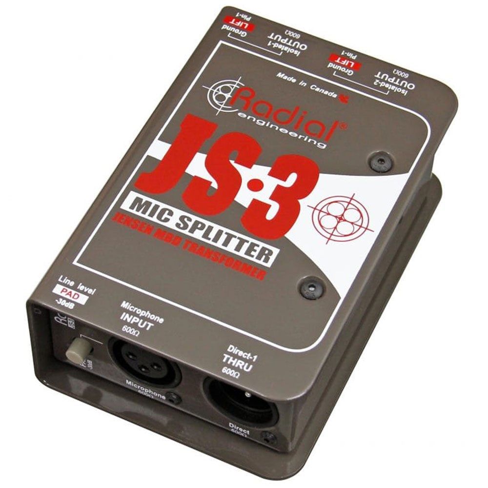 Radial JS3 Passive 3-Way Microphone Splitter - Image 1