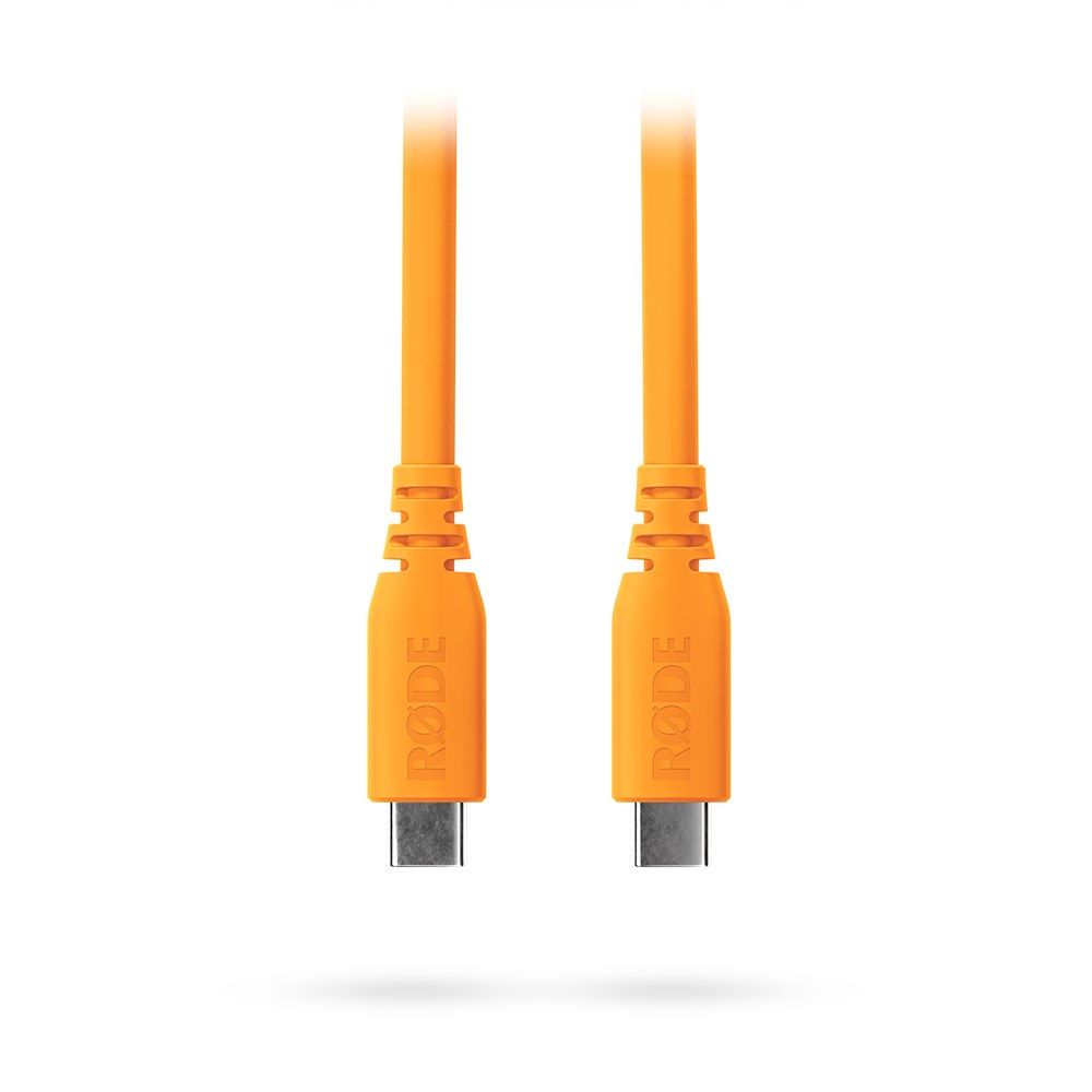Rode SC27 SuperSpeed USB-C to USB-C Cable (Orange) - 2m - Image 1