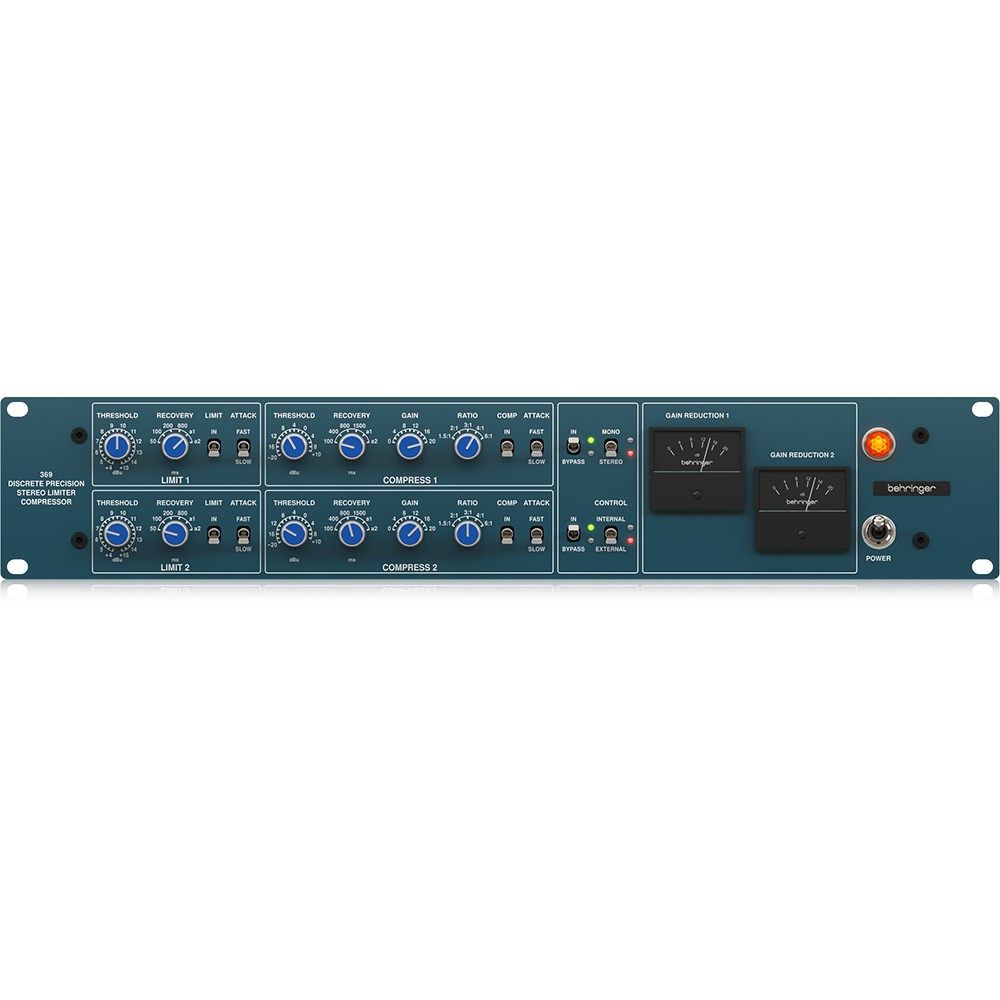 Behringer 369 2-Channel Stereo Compressor & Limiter w/ Custom Built Midas Transformers - Image 1