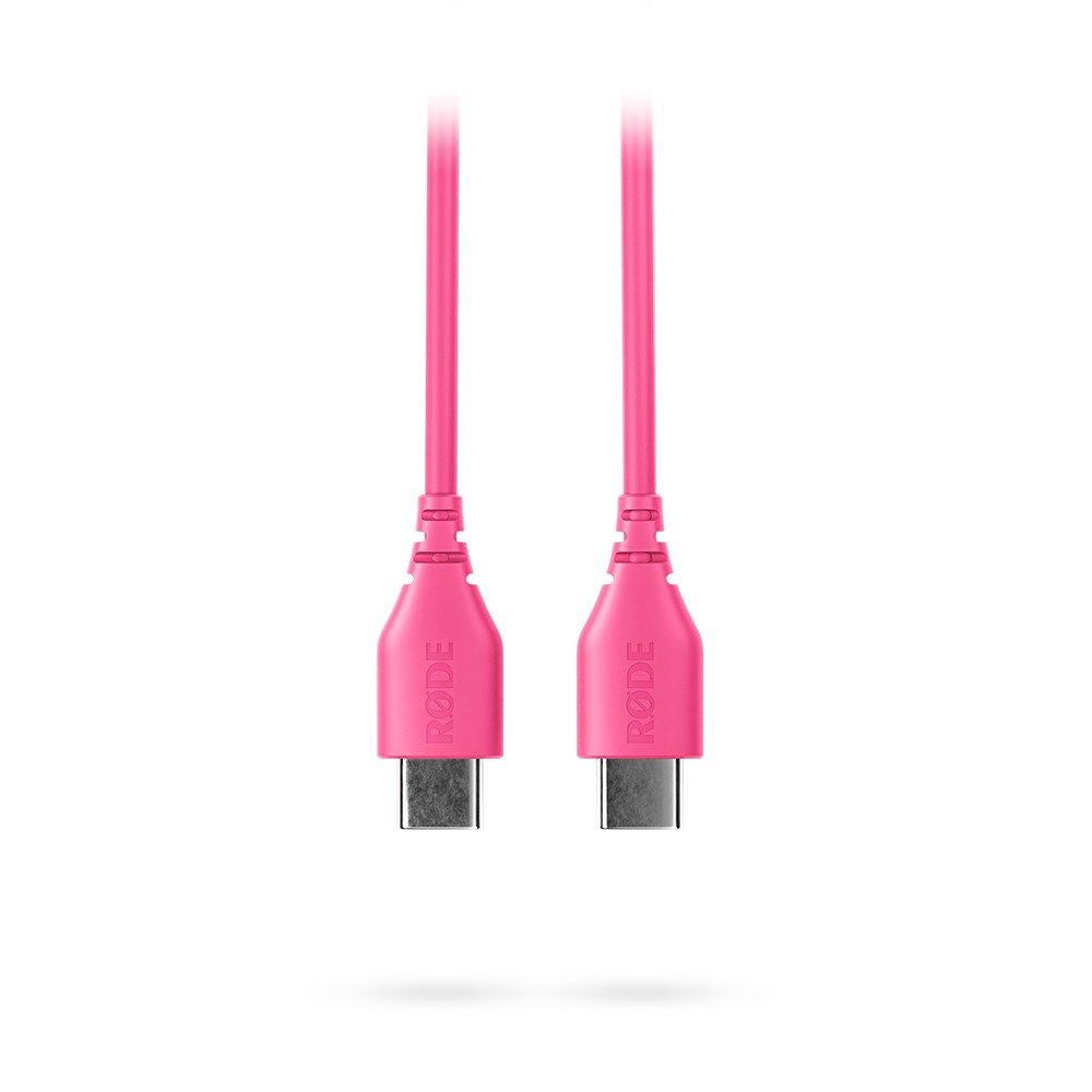 Rode SC22 USB-C to USB-C Cable (Pink) - 30cm - Image 1