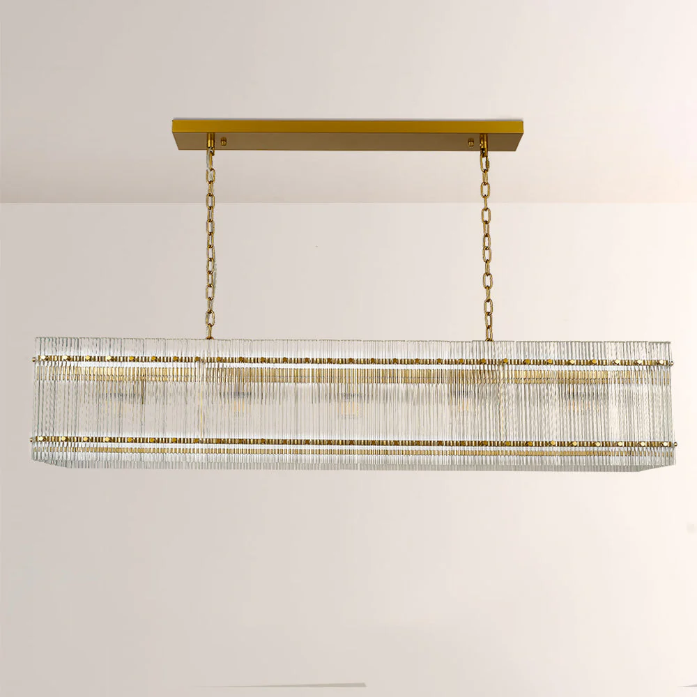 San Marco Rectangular Chandelier 54" - Image 2