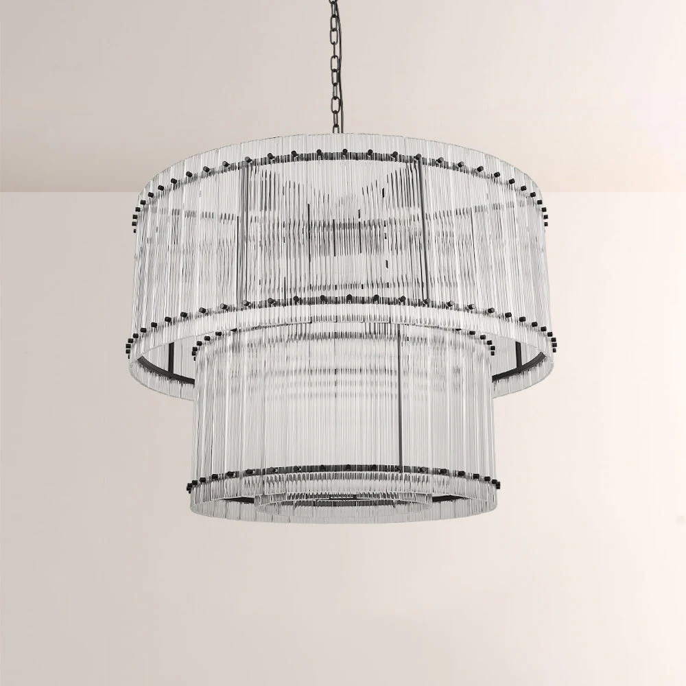 San Marco Two-tier Luxury Round Chandelier 37" - Image 3