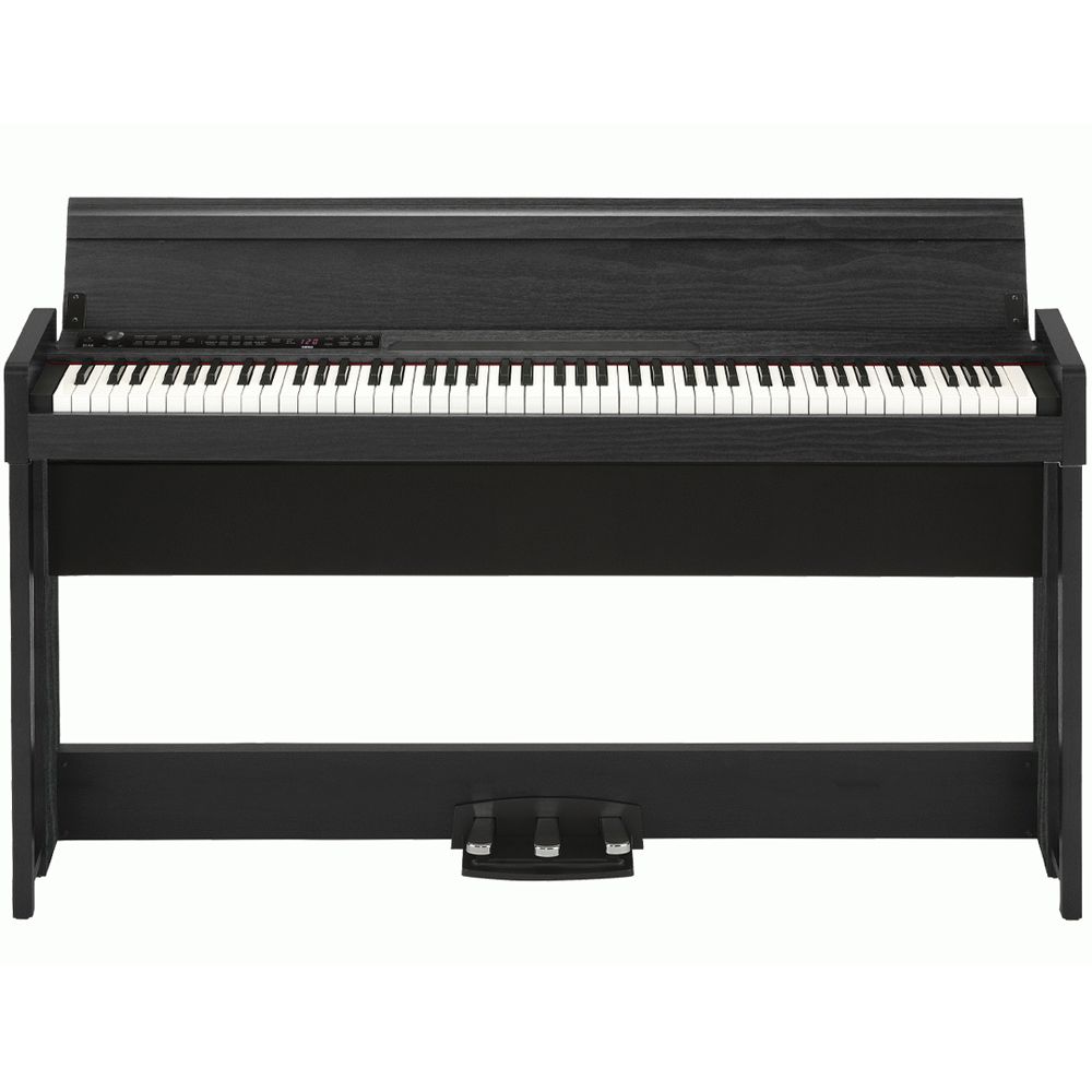 Korg C1 Air Digital Piano w/ RH3 Real Weighted Hammer Action Keyboard (White/Black) - Image 1