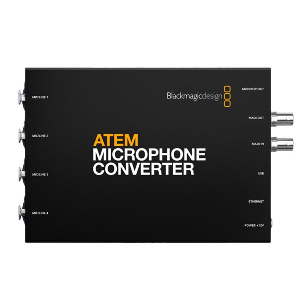 Blackmagic Design ATEM Television Studio Microphone Converter - Image 1