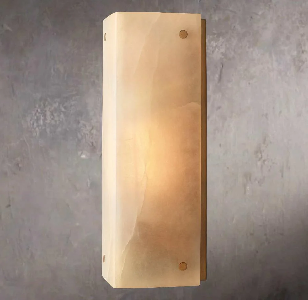 Reynards Alabaster Wall Sconce - Image 1