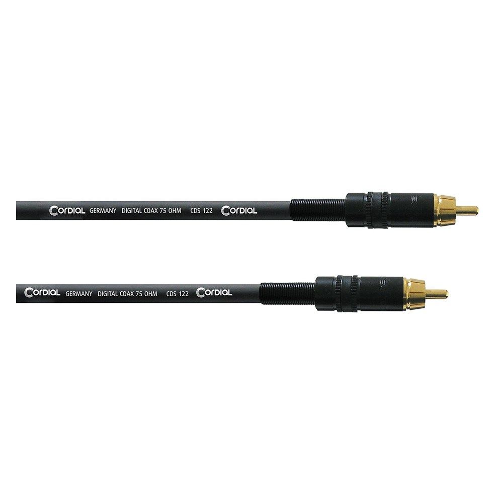 Cordial Select REAN S/PDIF RCA Cable Gold (1m) - Image 1
