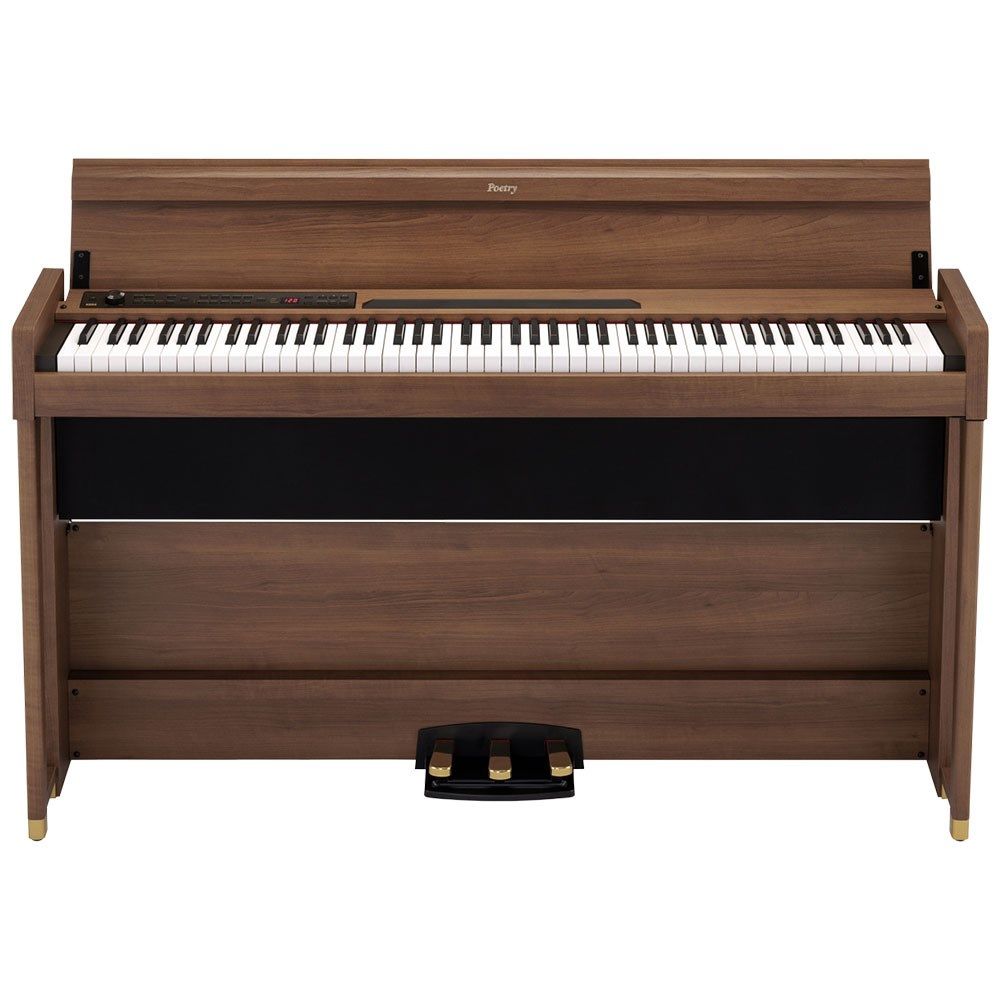 Korg Poetry 88-Key Digital Piano w/ RH3 Real Weighted Hammer Action Keyboard (Brown) - Image 1