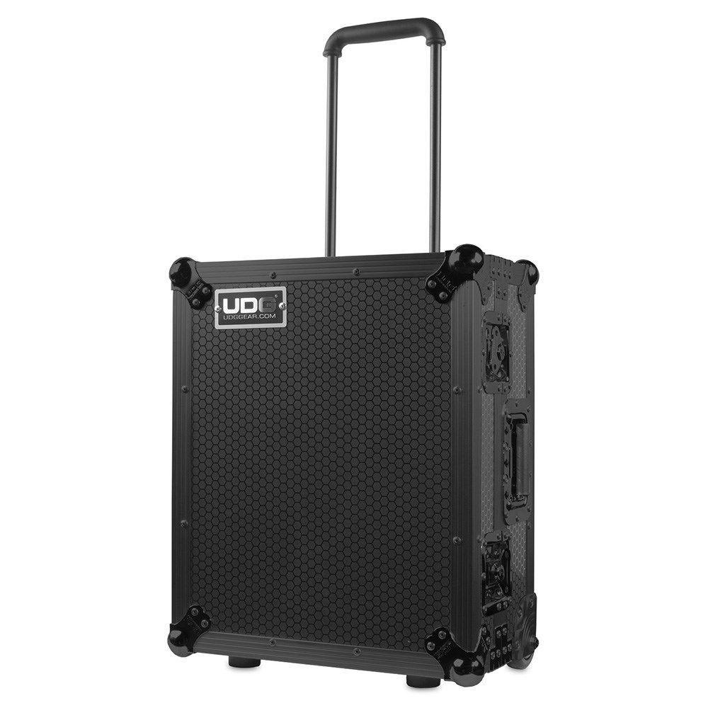 UDG Ultimate Flightcase for Multi Format Turntable MK2 Plus Trolley & Wheels (Black) - Image 1