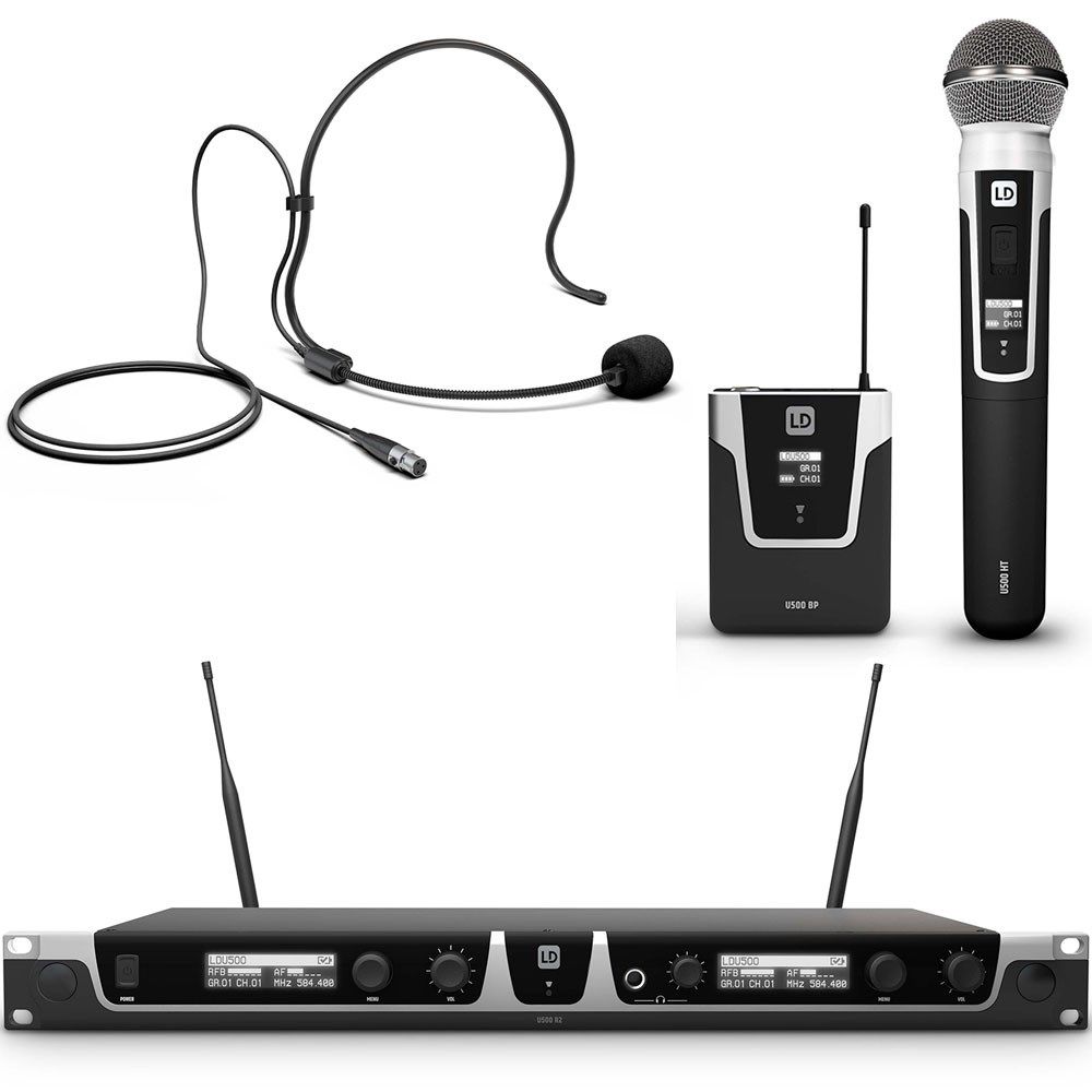 LD Systems U506 Wireless Dual Handheld & Belt System 655-679 MHz - Image 1