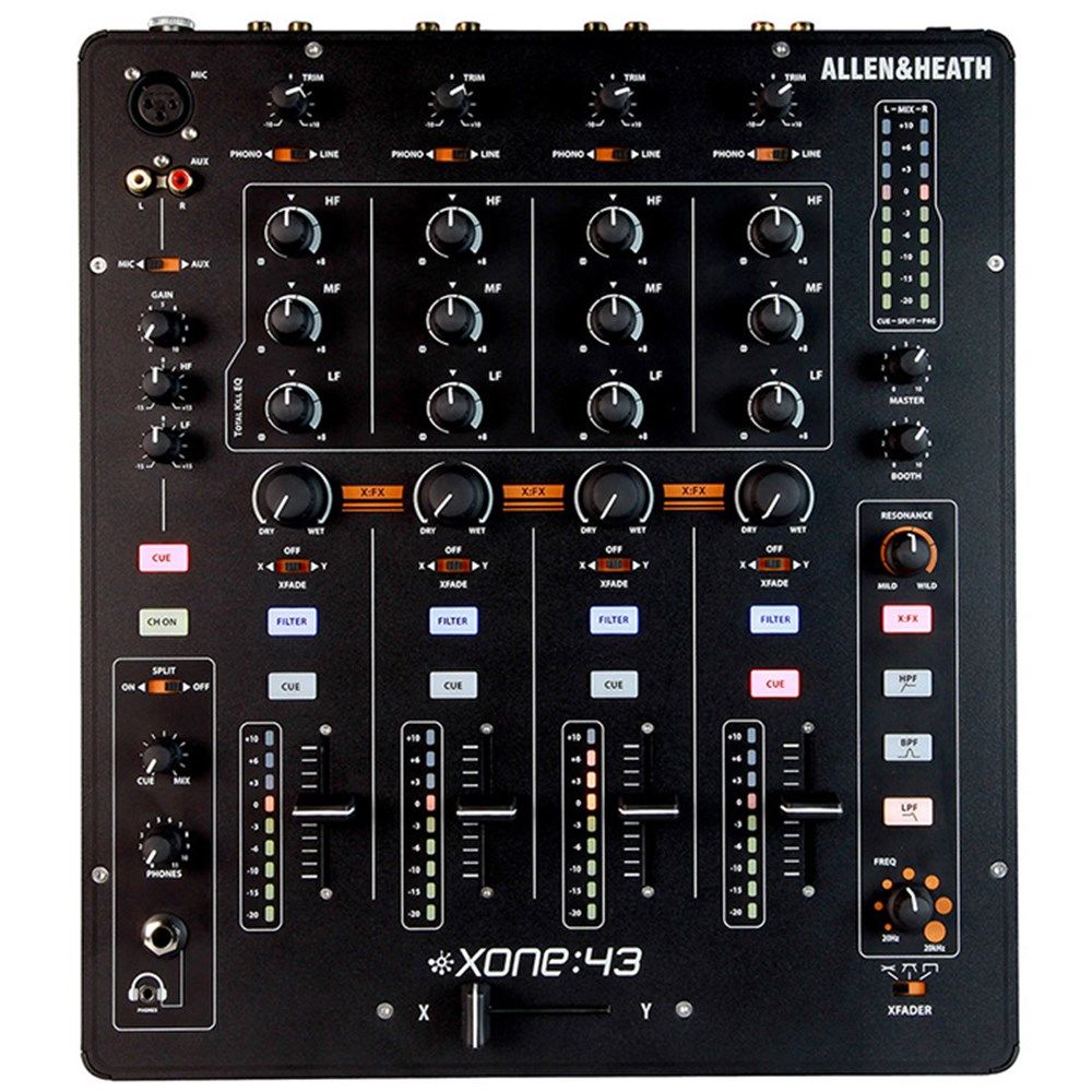 Allen & Heath Xone:43 Analogue 4 Channel DJ Mixer - Image 1