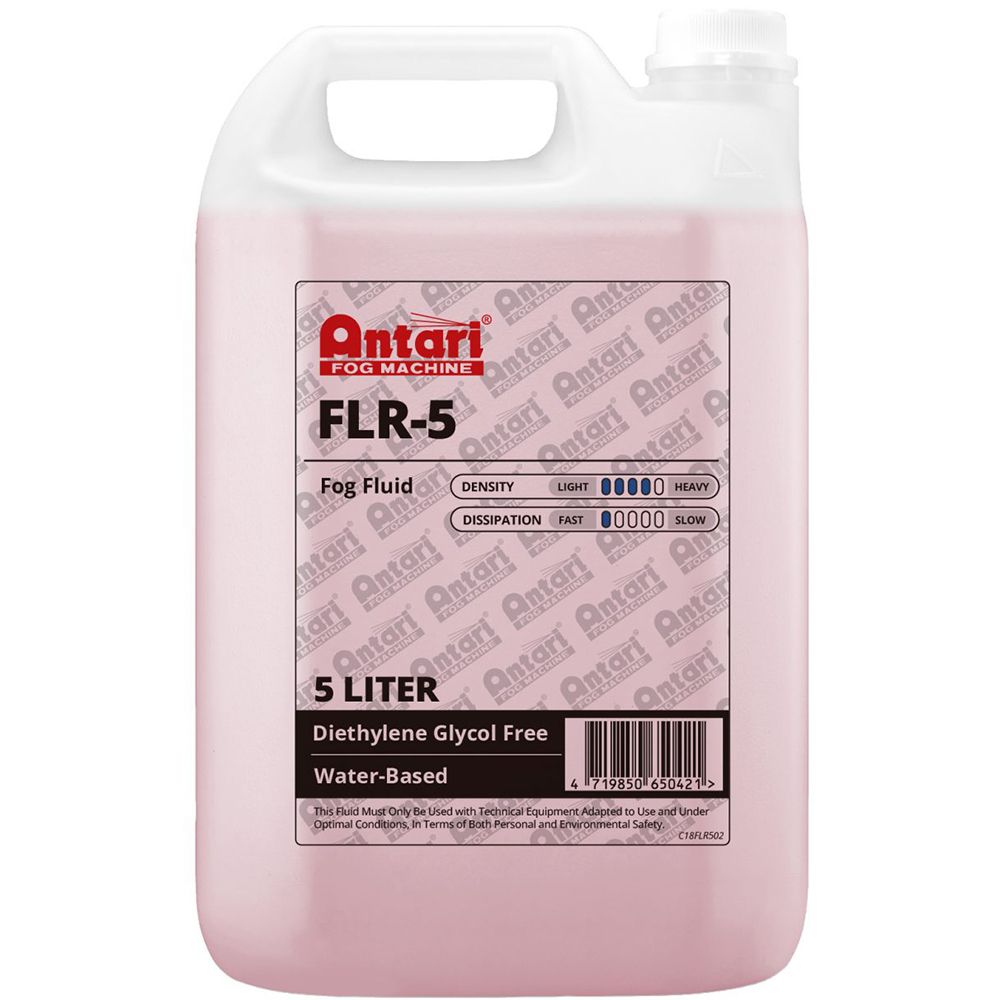 Antari Light Duty Smoke / Fog Fluid 5 Litre (Red Fluid) - Image 1