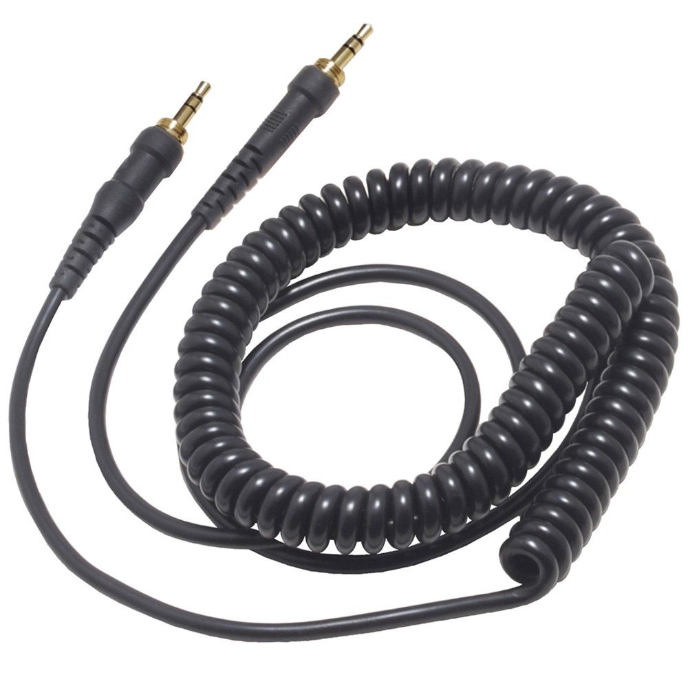 Audio Technica ATH PRO700 MK2 Replacement Coiled Cable (Black) - Image 1