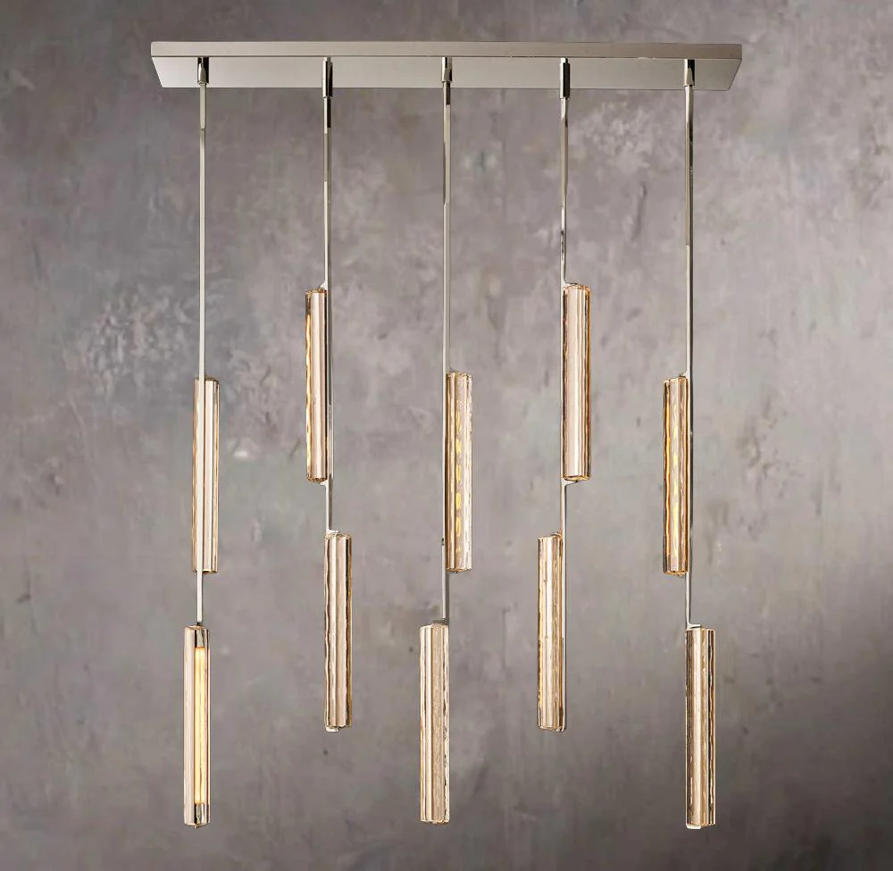 Audubona Crystal Linear Chandelier 54" - Image 2