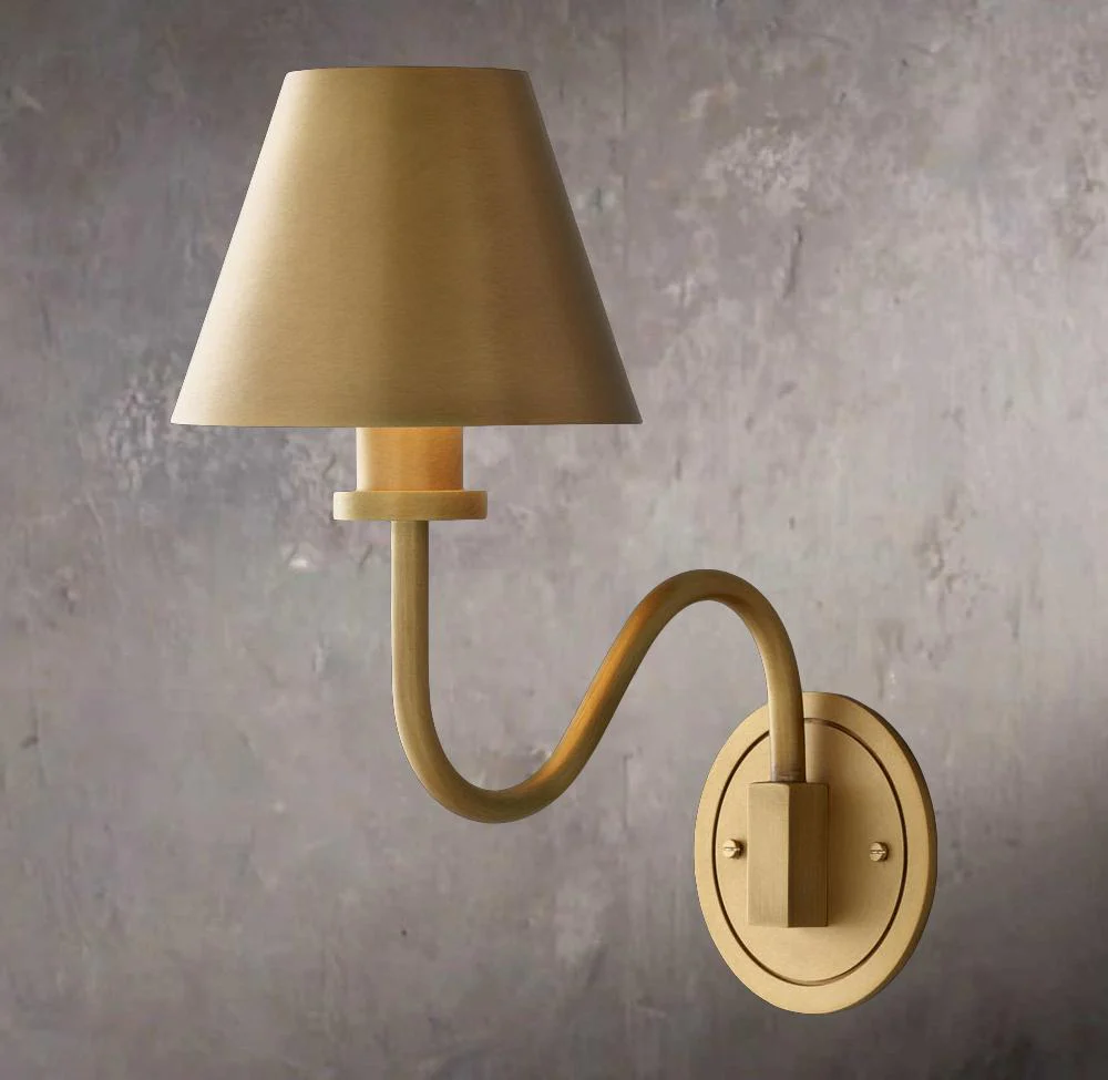 Clarences Curved Wall Sconce