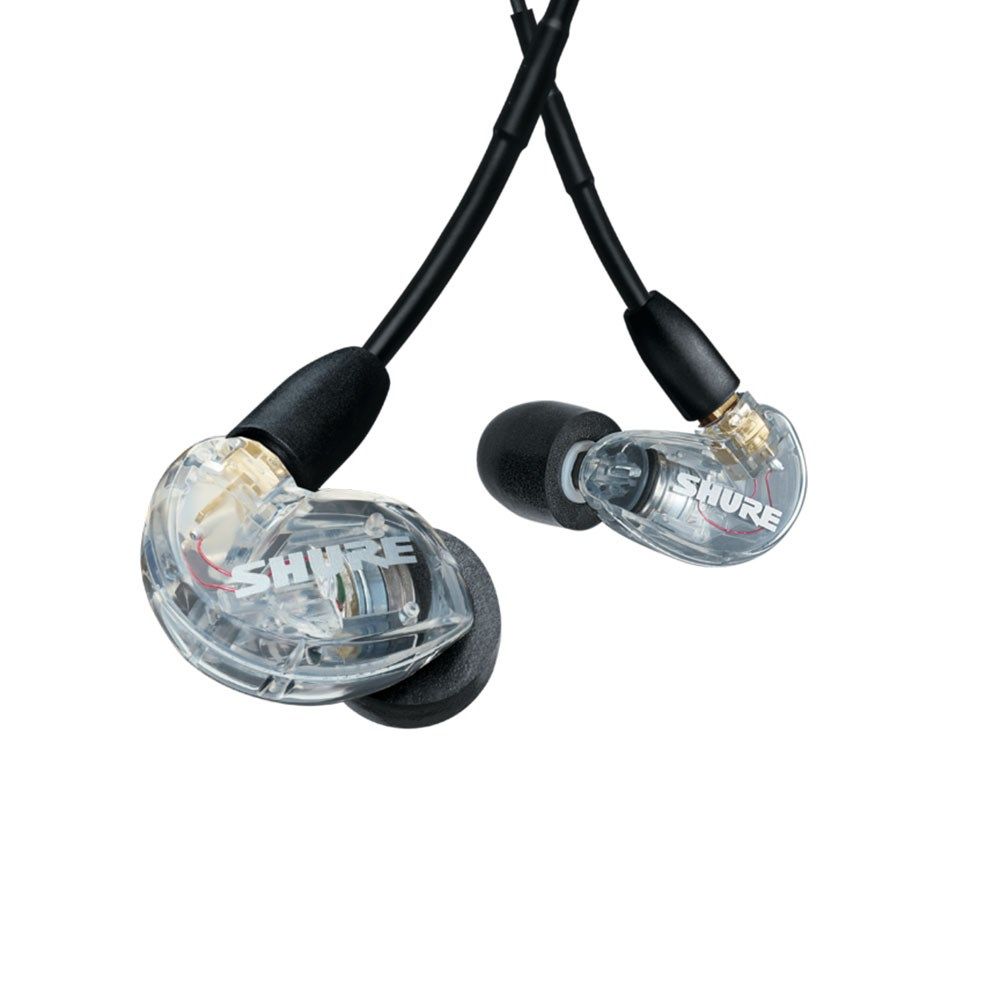 Shure Aonic 215 Sound Isolating Earphones w/ Universal Cable (Clear) - Image 1