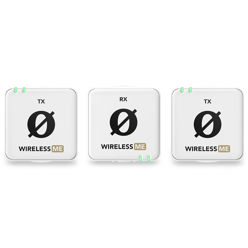 Rode Wireless ME Dual Compact Wireless Mic System (White) - Image 1