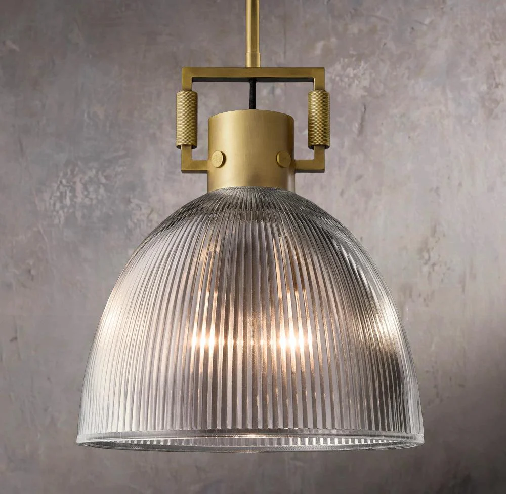 Industrial Polygonal Glass Pendant Light Shade