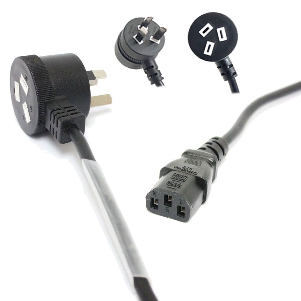 DL IEC Power Cable w/ Piggyback Plug (3m) - Image 1