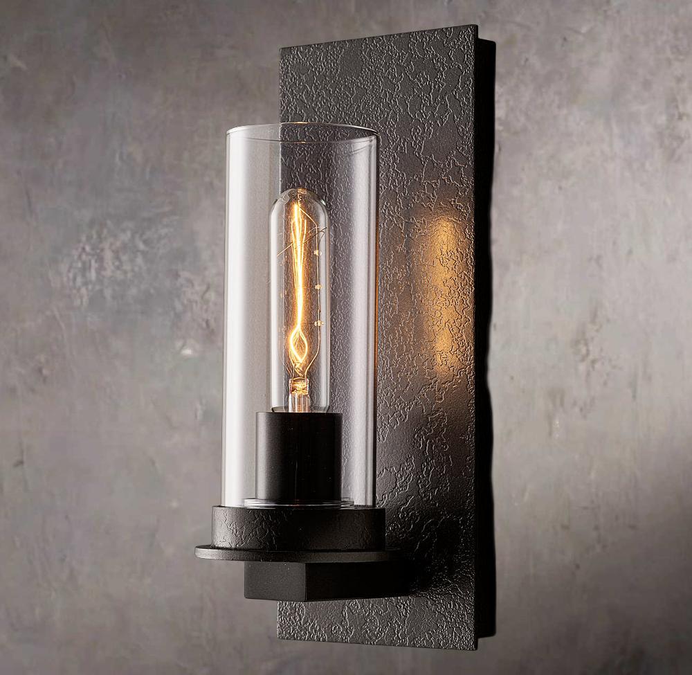 Ondras Transparent Glass Wall Sconce - Image 1