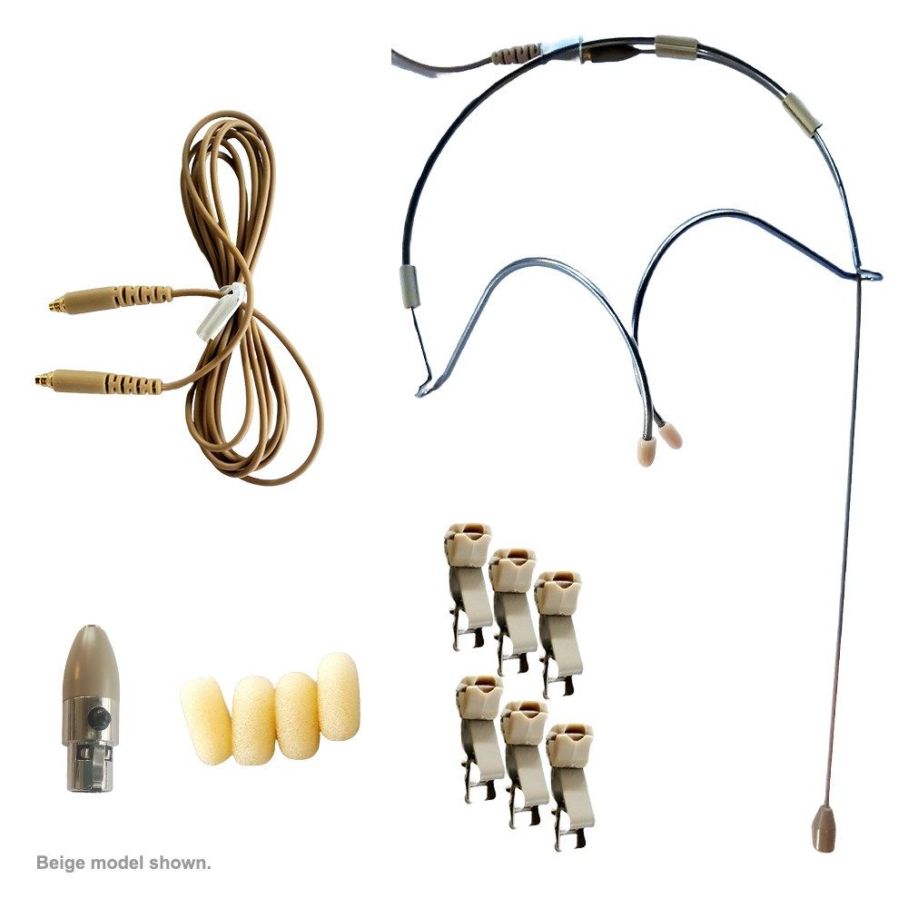 JAG IM5A 5mm Headset Mic Kit (Shure TA4F Connection) (Small Headband) (Black) - Image 1