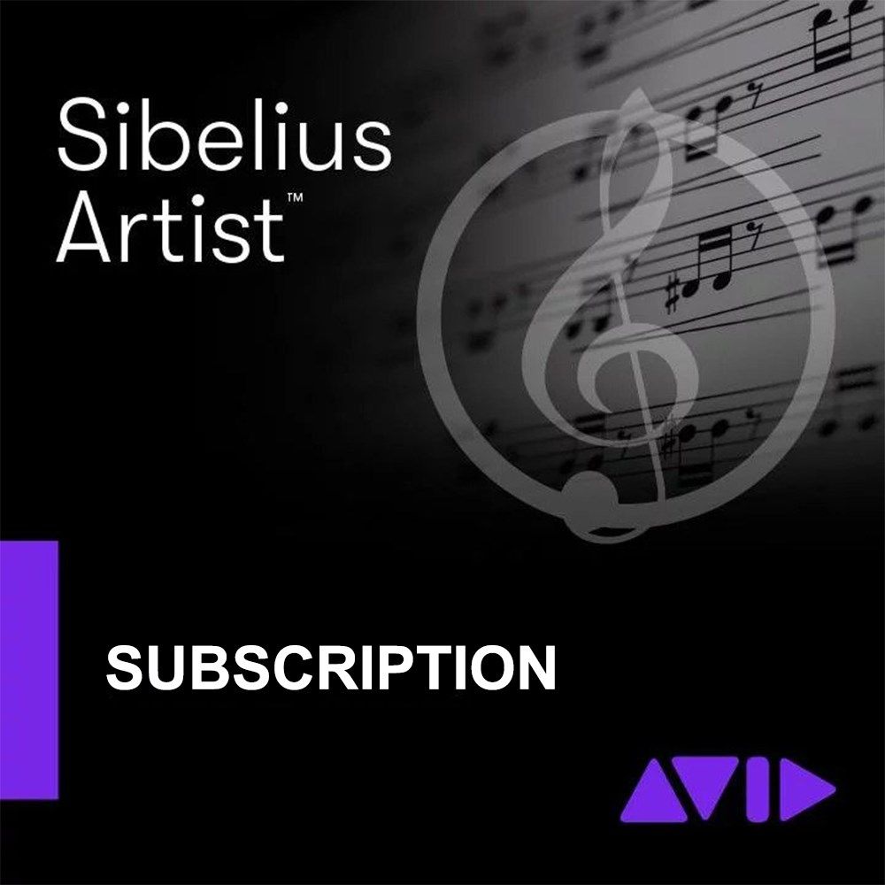 Avid Sibelius Artist 1-Year Subscription - NEW (eLicense) - Image 1