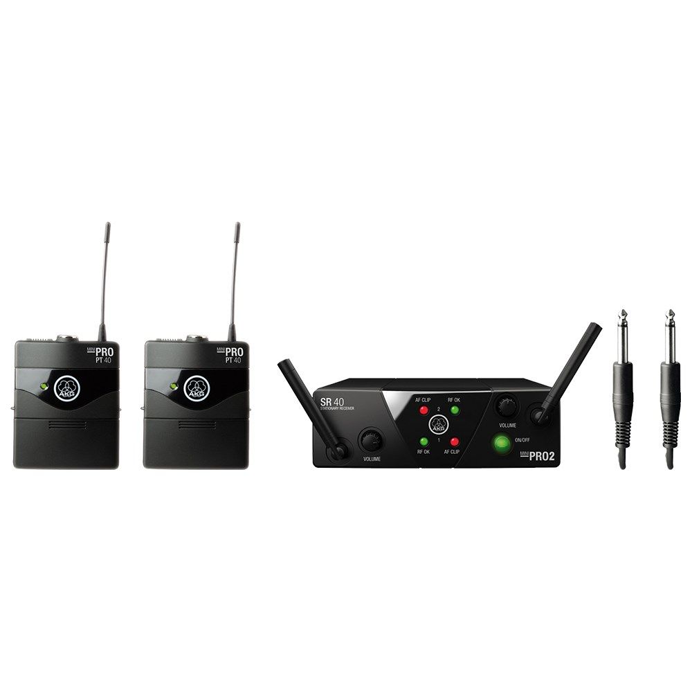 AKG WMS40 Dual Instrument Wireless System Band US25A/C (537.500/539.300MHz) - Image 1