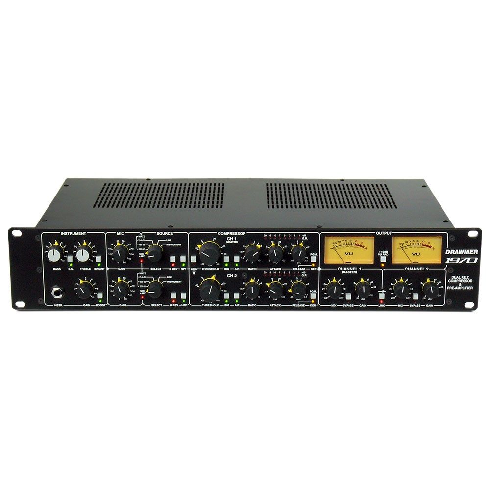 Drawmer 1970 Dual FET Compressor & Pre-Amplifier - Image 1