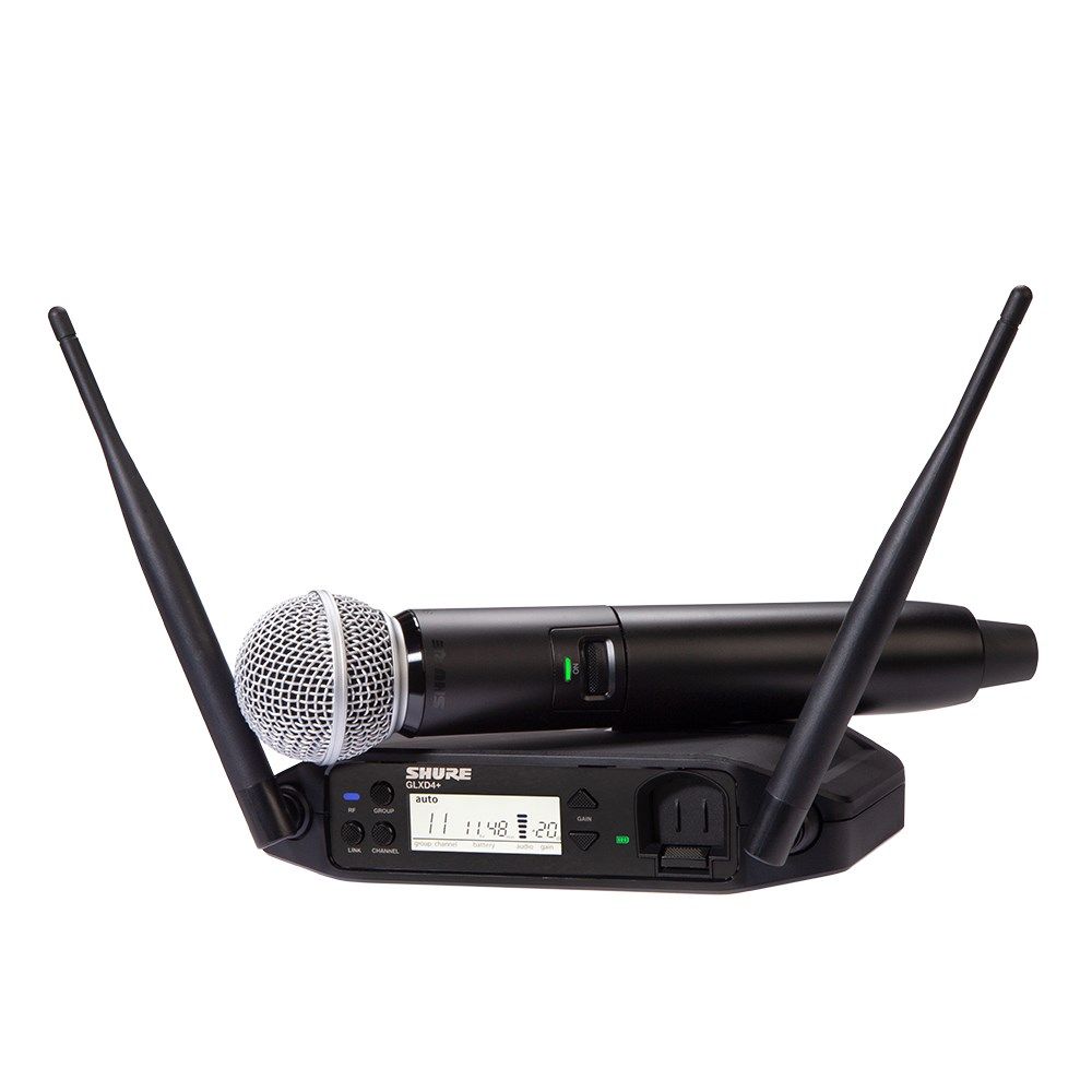 Shure GLXD24+ / SM58 Digital Wireless Handheld System w/ SM58 Vocal Microphone - Image 1