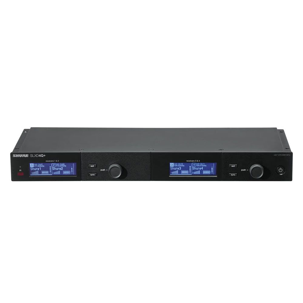 Shure SLX-D Wireless Quad Receiver H58 (520-608MHz) - Image 1