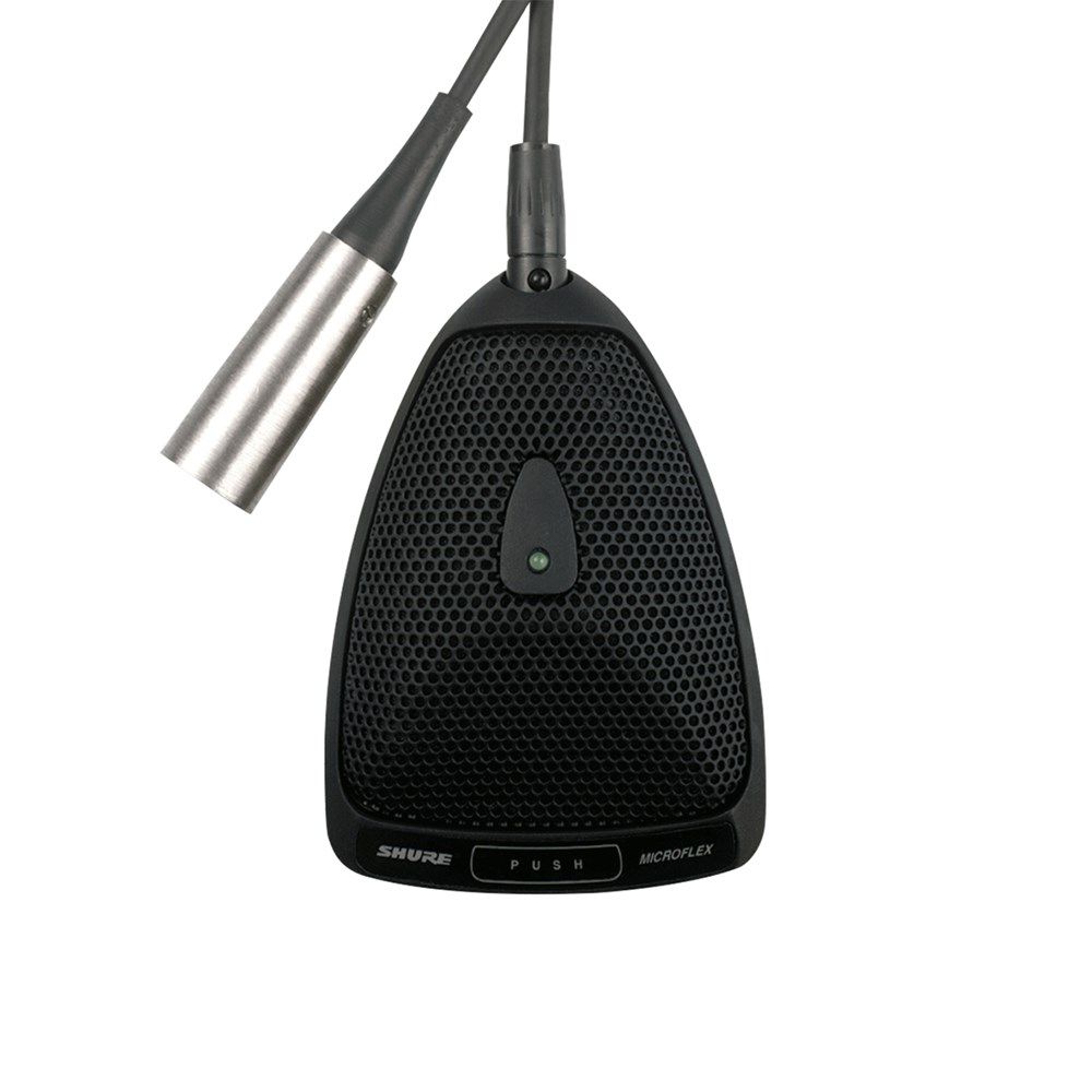 Shure MX393C Surface Mount Cardioid Boundary Microphone (Black) - Image 1