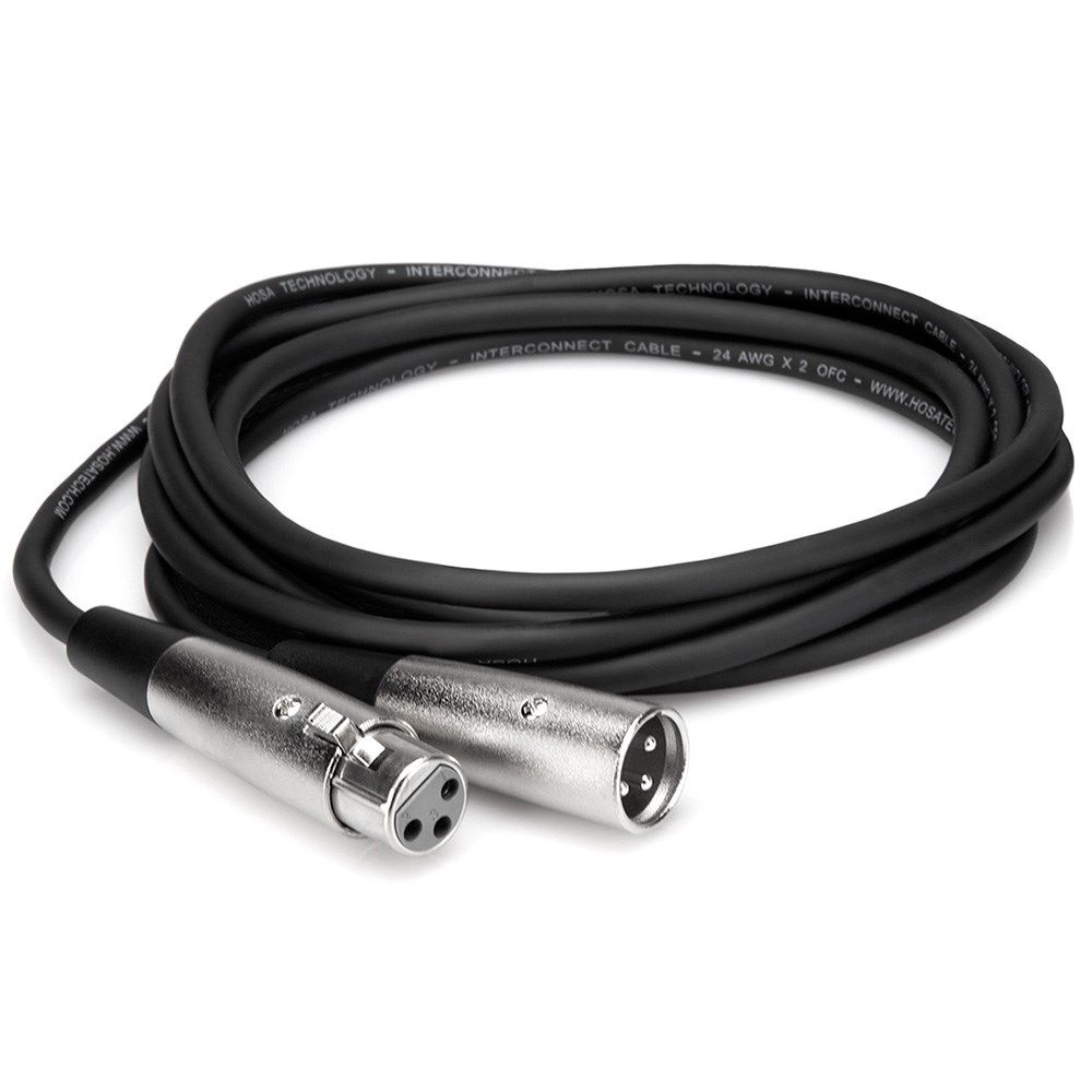 Hosa XLR120 Balanced Cable XLR3F to XLR3M - 20-foot - Image 1