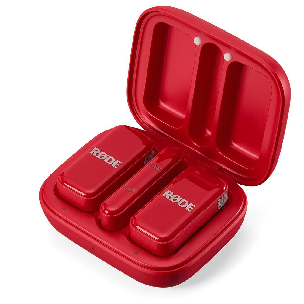 Rode Wireless Micro Ultra-Compact Wireless Microphone for USB-3 Smartphones (Red)