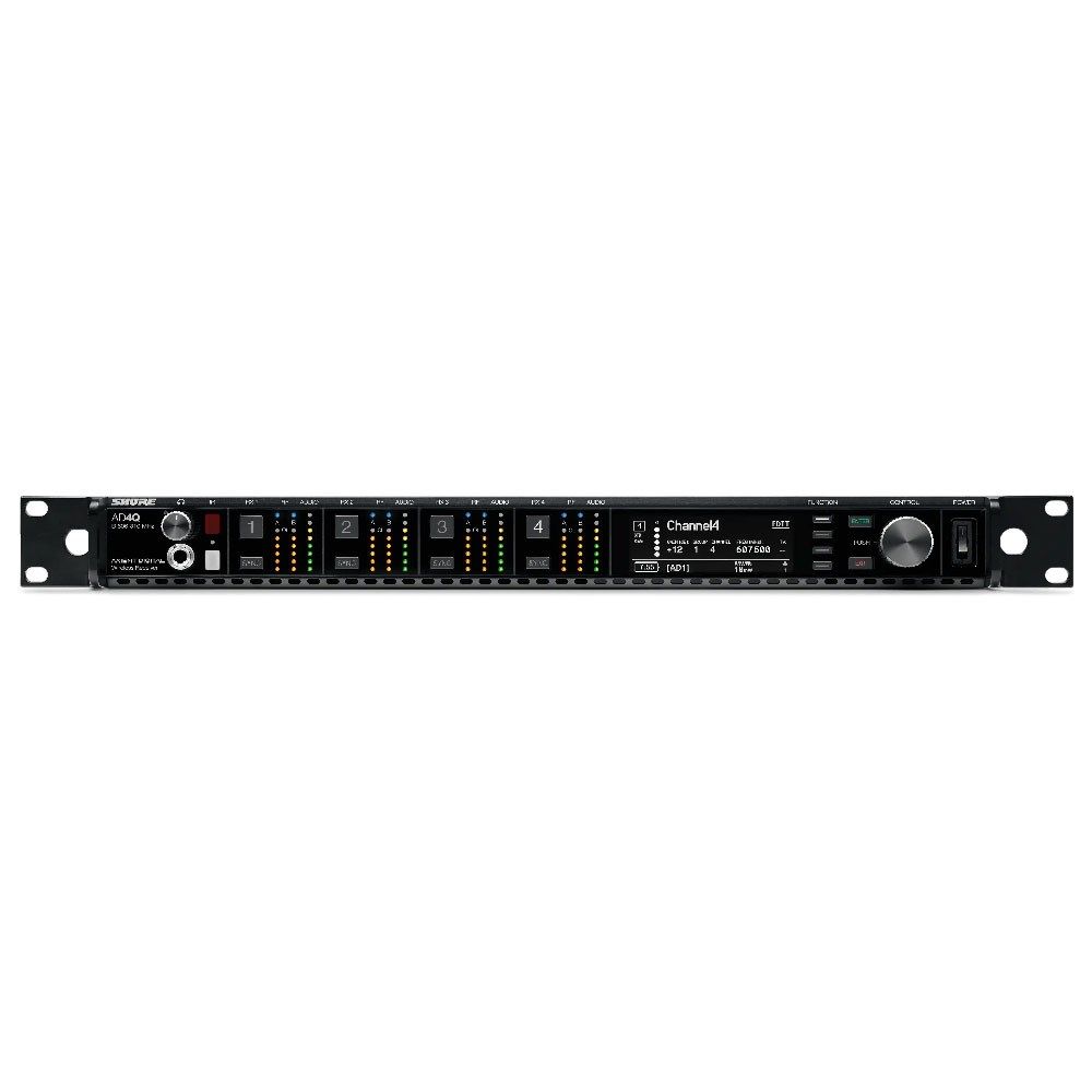 Shure Axient AD4QA Digital Quad-Channel Receiver Band A (470-636MHz) - Image 1