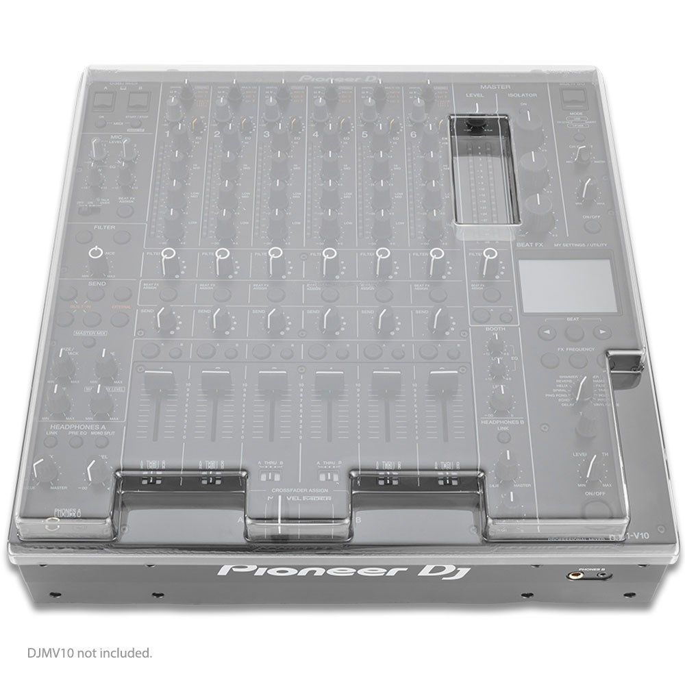 Decksaver Pioneer DJMV10 & DJMV10LF DJ Mixer Cover - Image 1