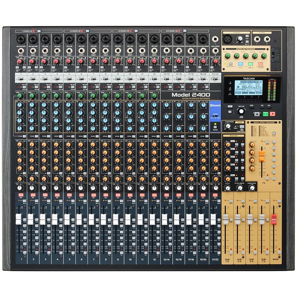 Tascam Model 2400 24-Track Flagship Analog Recording Console & Live Mixer - Image 1