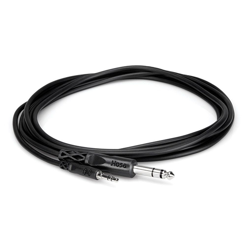 Hosa CMS103 3.5mm TRS to 1/4" TRS Stereo Interconnect Cable (3ft)