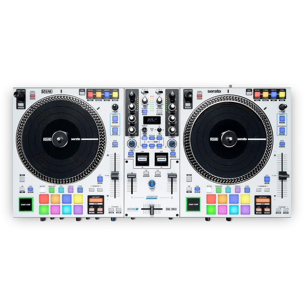 Rane One MKII 2-Ch Motorized DJ Controller w/ Stem Control & Internal FX Suite (White) - Image 1