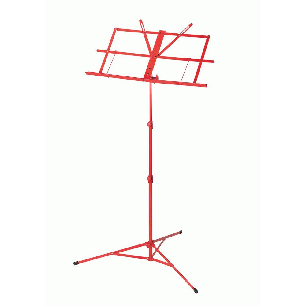 Armour MS3127R Music Stand w/ Bag (Red) - Image 1