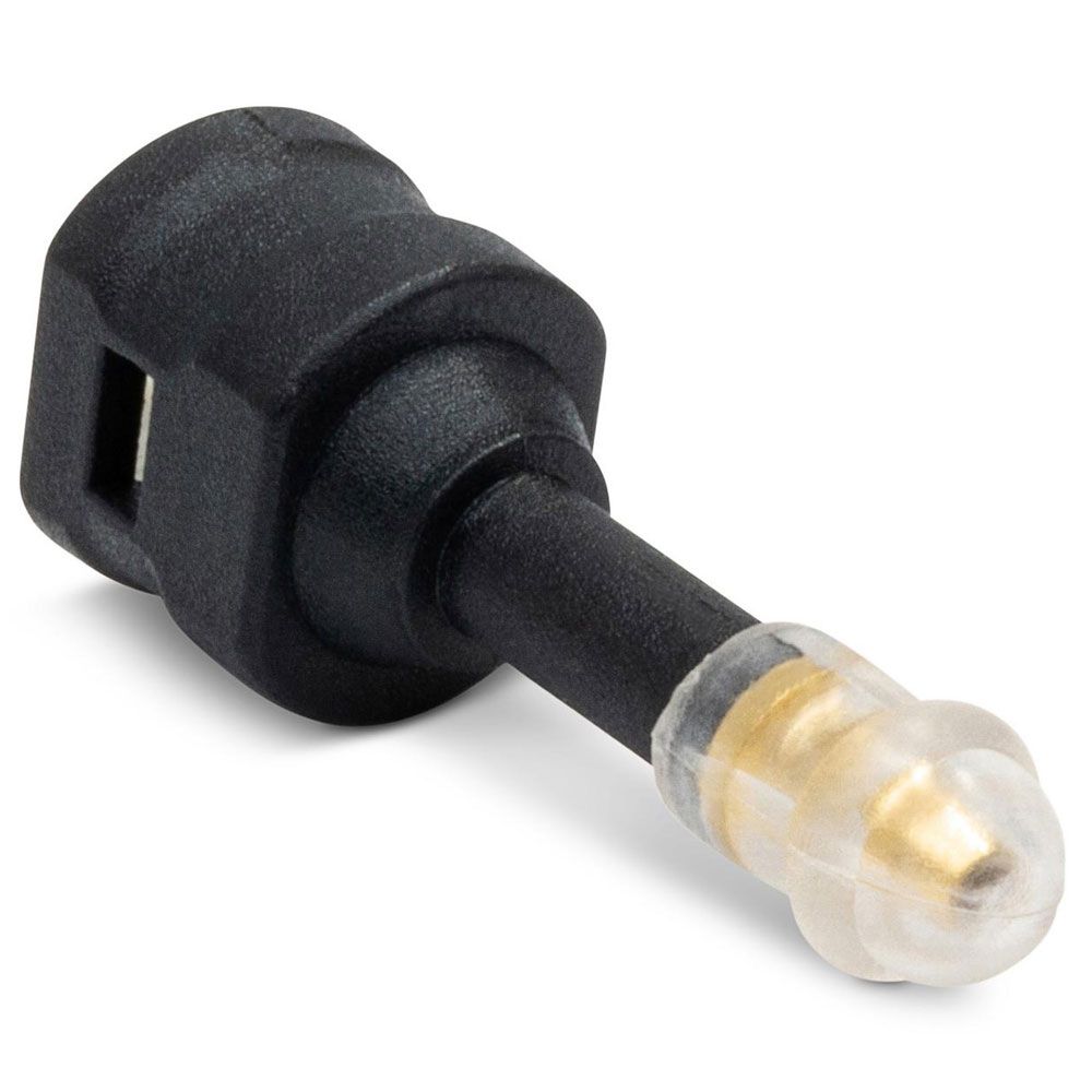 Hosa GOP490 Fiber Optic Adapter Toslink to Mini-Toslink - Image 1