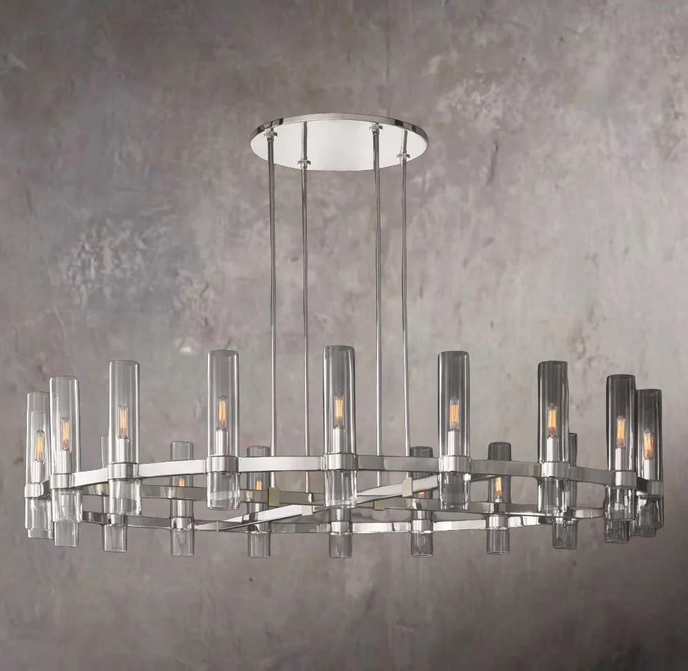 San Marcos 72" Rectangular Chandelier - Image 1