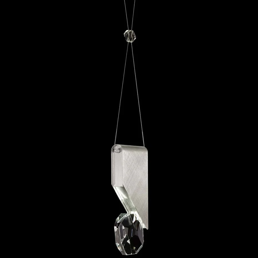 Fine Art Handcrafted Lighting ARIA 2 Light 8" Wide LED Crystal Mini Pendant - Image 1