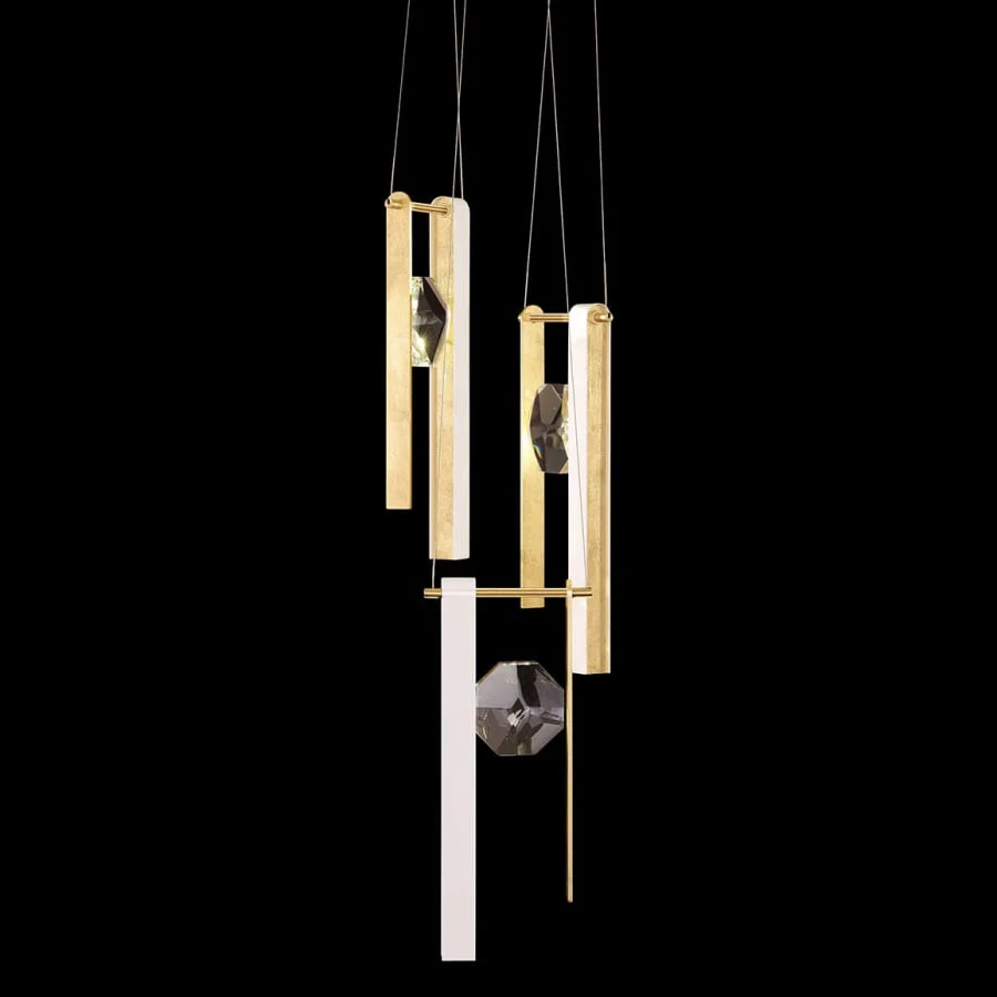 Fine Art Handcrafted Lighting ARIA 6 Light 16" Wide LED Crystal Multi Light Pendant - Image 1