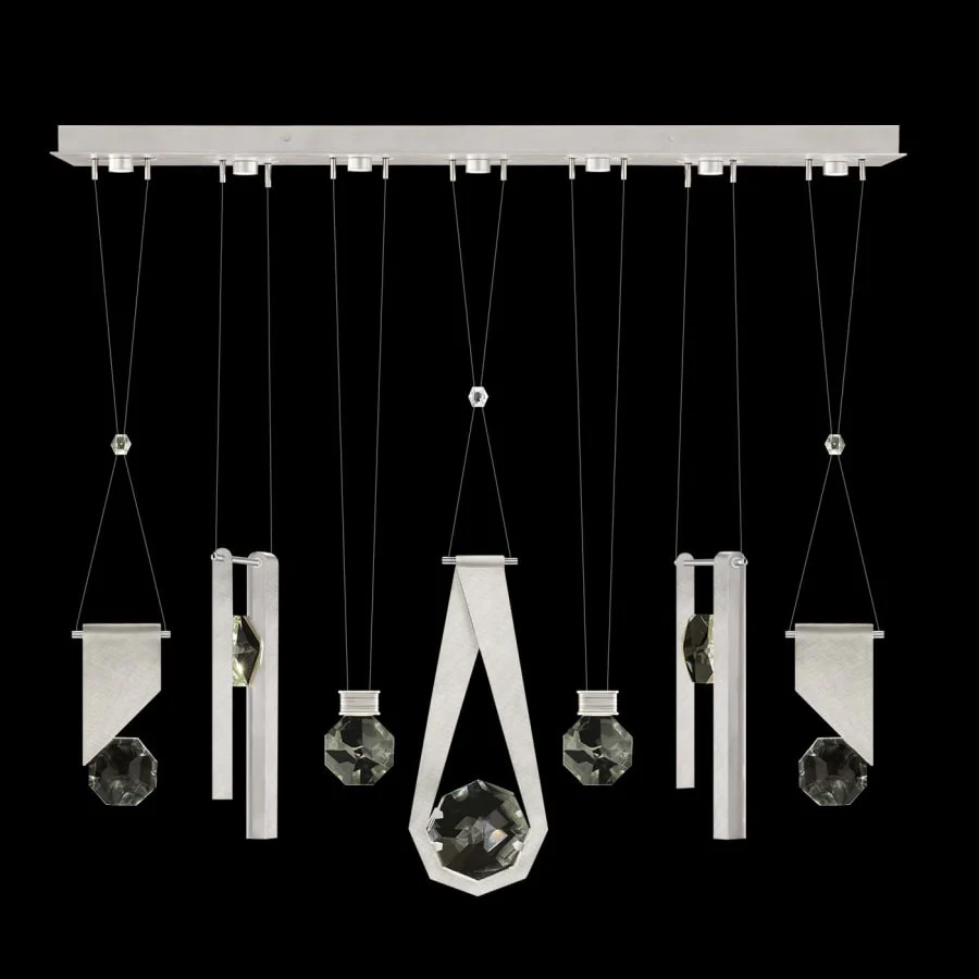 Fine Art Handcrafted Lighting ARIA 14 Light 60" Wide Integrated LED Crystal Pendant - Image 1